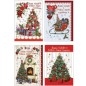 Cecami biglietti Buon Natale assortiti rilievo, oro e UV serigrafico NA50153BN, 12 pezzi con busta – NA50153BN/12 Cecami biglietti Buon Natale assortiti rilievo, oro e UV serigrafico NA50153BN, 12 pezzi con busta – NA50153BN/12