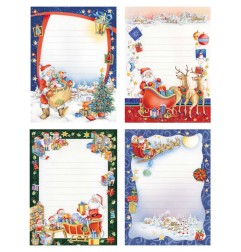 Cecami letterine di Natale assortite NA50111LN, scatola da 24 pezzi con busta – NA50111LN/24