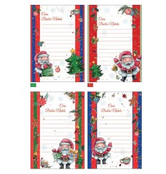 Cecami letterine di Natale assortite NA50184LN, scatola da 24 pezzi con busta – NA50184LN/24