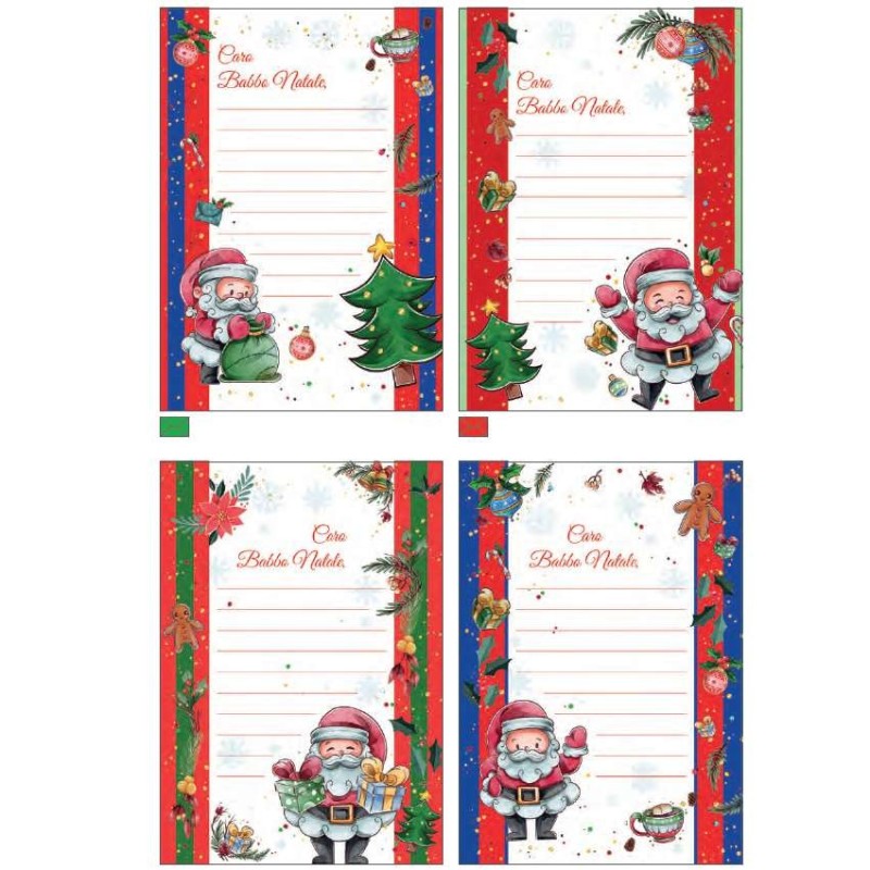 Cecami letterine di Natale assortite NA50184LN, scatola da 24 pezzi con busta – NA50184LN/24 Cecami letterine di Natale assortite NA50184LN, scatola da 24 pezzi con busta – NA50184LN/24
