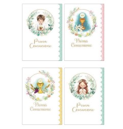 Cecami biglietti portasoldi Prima Comunione per gift card, 12 pezzi assortiti con busta – FE10214PS/12