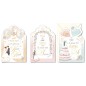 Cromo biglietti d'auguri Nozze con rotella, 12 pezzi in 3 soggetti – NO8210