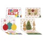 Cromo biglietti Pop Up Buon Natale Buone Feste, palline e biscotti di Natale, 12 pezzi – NT6929