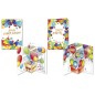Cromo biglietti d'auguri Buon Compleanno Baloon Pop Up, palloncini colorati, 12 pezzi in 2 soggetti – BC8111
