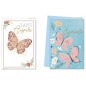 Cromo biglietti d'auguri farfalle due colori assortiti, 12 pezzi in 2 soggetti – BC9057 Cromo biglietti d'auguri farfalle due colori assortiti, 12 pezzi in 2 soggetti – BC9057