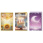 Cromo biglietti d'auguri tre fantasie donna, girasole, torta e luna, 12 pezzi in 3 soggetti – BC9061
