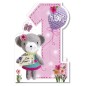Cromo biglietti d'auguri Numero 1 bambina, 6 pezzi – NU9011 Cromo biglietti d'auguri Numero 1 bambina, 6 pezzi – NU9011