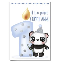 Cromo biglietti d'auguri Numero 1 lui, 6 pezzi – NU9014
