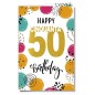Cromo biglietti d'auguri Numeri 50, 6 pezzi – NU9029 Cromo biglietti d'auguri Numeri 50, 6 pezzi – NU9029