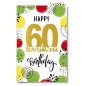 Cromo biglietti d'auguri Numeri 60, 6 pezzi – NU9030 Cromo biglietti d'auguri Numeri 60, 6 pezzi – NU9030