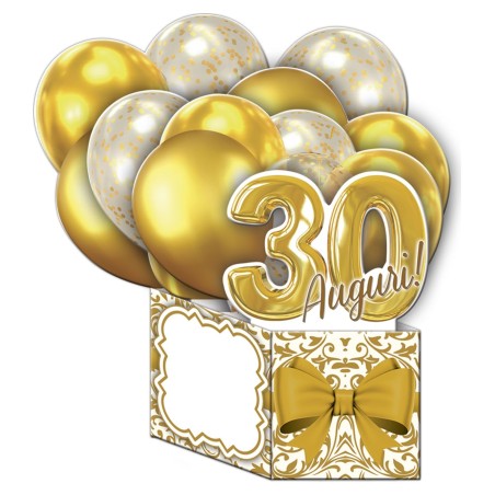 Cromo biglietti d'auguri Super Pop Up 30, 6 pezzi – NU9146
