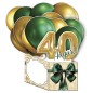 Cromo biglietti d'auguri Super Pop Up 40, 6 pezzi – NU9147 Cromo biglietti d'auguri Super Pop Up 40, 6 pezzi – NU9147
