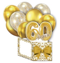 Cromo biglietti d'auguri Super Pop Up 60, 6 pezzi – NU9149