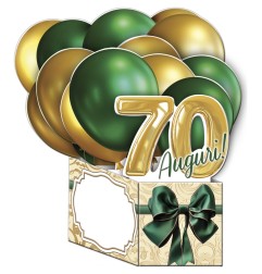 Cromo biglietti d'auguri Super Pop Up 70, 6 pezzi – NU9150