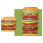 Cromo biglietto d'auguri pop up 3D Pop It Up Hamburger, busta verde 19x19 cm – UP10018 Cromo biglietto d'auguri pop up 3D Pop It Up Hamburger, busta verde 19x19 cm – UP10018