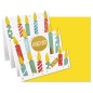 Cromo biglietto d'auguri pop up 3D Pop It Up Candeline, busta gialla 19x19 cm – UP10031 Cromo biglietto d'auguri pop up 3D Pop It Up Candeline, busta gialla 19x19 cm – UP10031