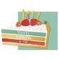 Cromo biglietto d'auguri pop up 3D Pop It Up torta, busta verde acqua 19x19 cm – UP10019 Cromo biglietto d'auguri pop up 3D Pop It Up torta, busta verde acqua 19x19 cm – UP10019