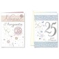 Cromo biglietti d'auguri Anniversario 25 anni, cuori e palloncini, 12 pezzi in 2 soggetti – AN9898 Cromo biglietti d'auguri Anniversario 25 anni, cuori e palloncini, 12 pezzi in 2 soggetti – AN9898