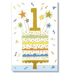 Cromo biglietti d'auguri Numeri bambini 1 lui, 6 pezzi – NU9806