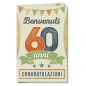 Cromo biglietti d'auguri Numeri 60, 6 pezzi – NU9860 Cromo biglietti d'auguri Numeri 60, 6 pezzi – NU9860