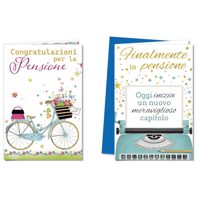 Cromo biglietti d'auguri Pensione elegante, 12 pezzi in 2 soggetti – OV8972 Cromo biglietti d'auguri Pensione elegante, 12 pezzi in 2 soggetti – OV8972
