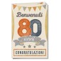Cromo biglietti d'auguri Numeri 80, 6 pezzi – NU9862 Cromo biglietti d'auguri Numeri 80, 6 pezzi – NU9862