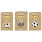 Cromo biglietti d'auguri Compleanno maschile rotella, corona, mongolfiera e pallone, 12 pezzi in 3 soggetti – BC9991 Cromo biglietti d'auguri Compleanno maschile rotella, corona, mongolfiera e pallone, 12 pezzi in 3 soggetti – BC9991