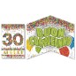 Cromo biglietti d'auguri Pop Up 30, 6 pezzi – NU9850 Cromo biglietti d'auguri Pop Up 30, 6 pezzi – NU9850