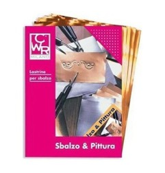 CWR lastrine per sbalzo in alluminio anodizzato rame 20x30 cm, 12 pezzi – 113/4