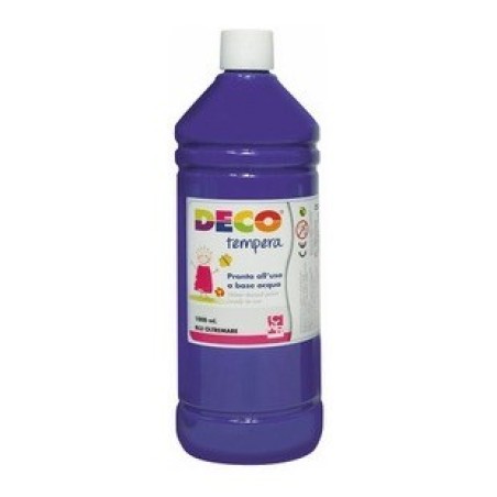 CWR DECO tempera pronta in flacone 1000 ml, colore blu oltremare – 08808/10