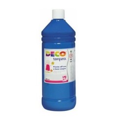 CWR DECO tempera pronta in flacone 500 ml, colore blu ciano – PF550/21