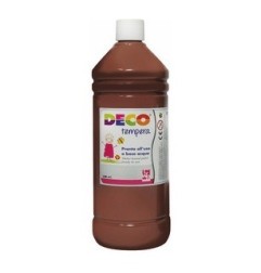 CWR DECO tempera pronta in flacone 500 ml, colore marrone – PF550/28