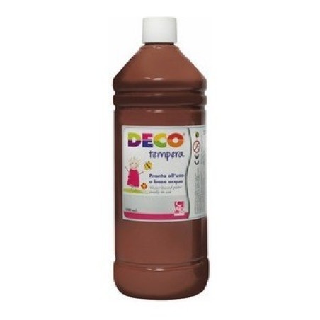 CWR DECO tempera pronta in flacone 500 ml, colore marrone – PF550/28