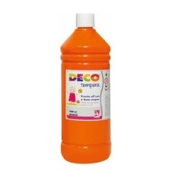 CWR DECO tempera pronta in flacone 1000 ml, colore arancio – 08808/17