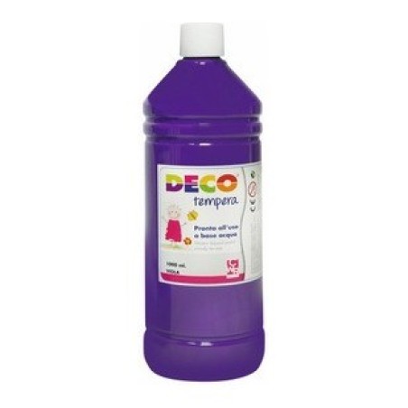 CWR DECO tempera pronta in flacone 1000 ml, colore viola – 08808/11