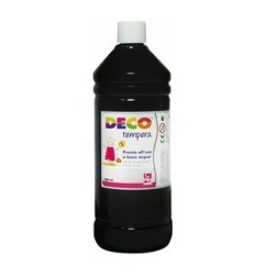 CWR DECO tempera pronta in flacone 500 ml, colore nero – PF550/02