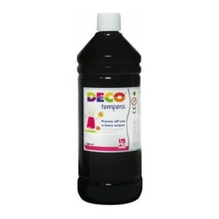 CWR DECO tempera pronta in flacone 500 ml, colore nero – PF550/02