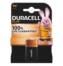 Duracell Plus Power pila alcalina monouso transistor 9V MN1604 6LR61 – 1 pezzo