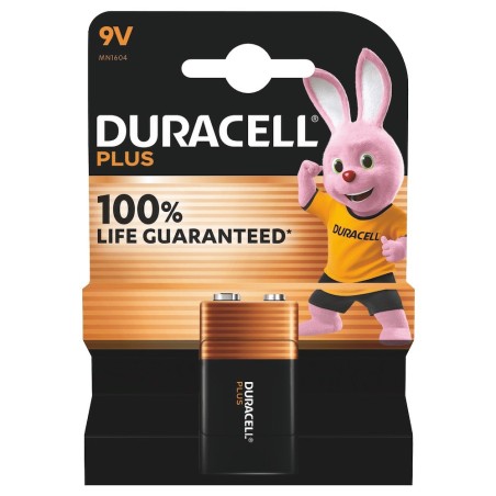 Duracell Plus Power pila alcalina monouso transistor 9V MN1604 6LR61 – 1 pezzo