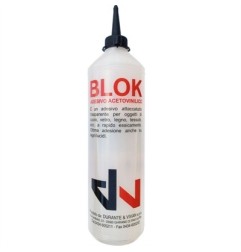 Colla Blok adesivo acetovinilico attaccatutto trasparente, flacone 500 gr