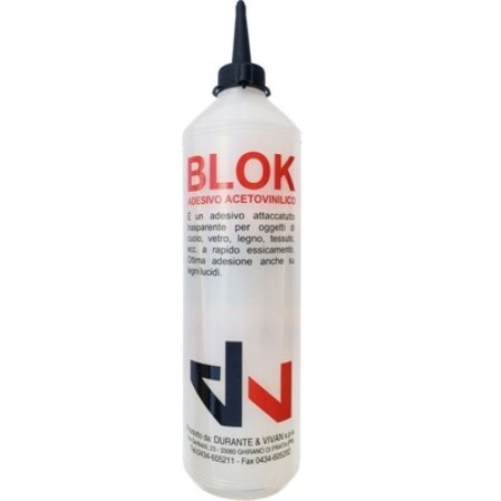 Colla Blok adesivo acetovinilico attaccatutto trasparente, flacone 500 gr