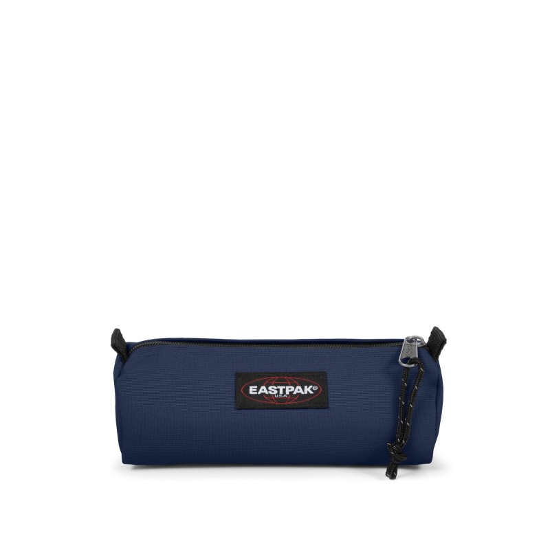 Bustina portapenne Eastpak Benchmark Single Nighttime Navy, astuccio a busta con zip in poliestere - EA18004.2A0 Bustina portapenne Eastpak Benchmark Single Nighttime Navy, astuccio a busta con zip in poliestere - EA18004.2A0