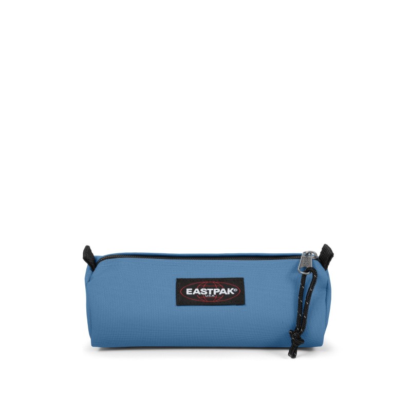 Bustina portapenne Eastpak Benchmark Single Aviator Blue, astuccio a busta con zip in poliestere - EA18004.B0D Bustina portapenne Eastpak Benchmark Single Aviator Blue, astuccio a busta con zip in poliestere - EA18004.B0D