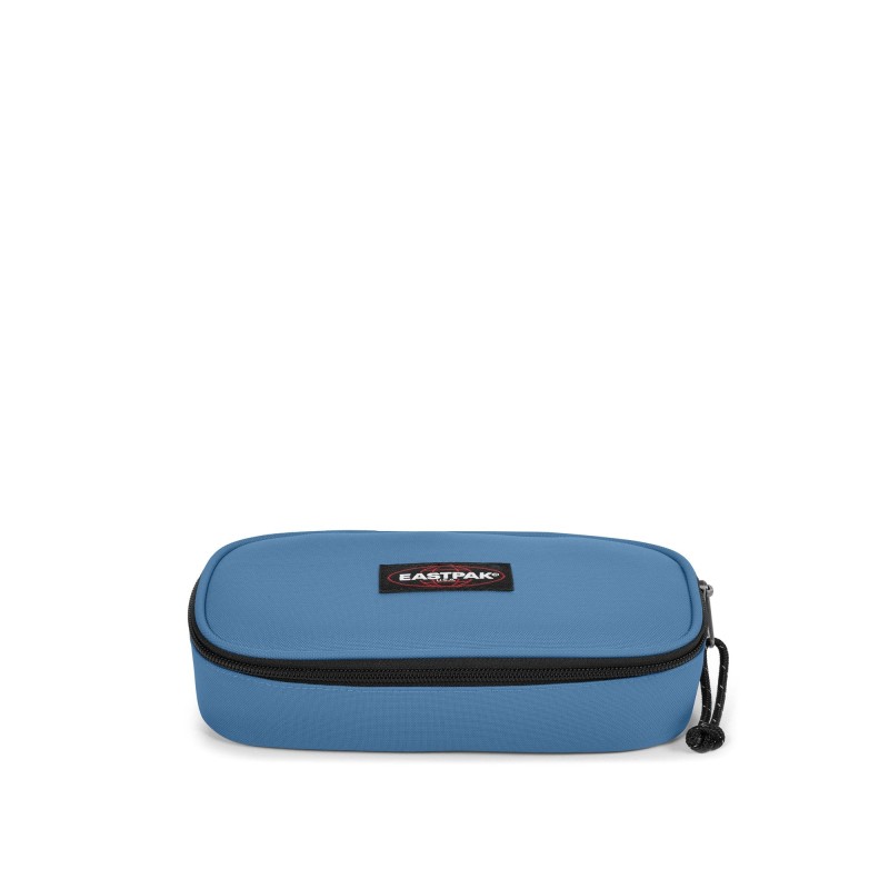 Astuccio tombolino Eastpak Oval Single Aviator Blue ovale con zip, portapenne scuola - EA18009.B0D Astuccio tombolino Eastpak Oval Single Aviator Blue ovale con zip, portapenne scuola - EA18009.B0D