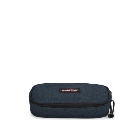 Astuccio tombolino Eastpak Oval Single Triple Denim ovale con zip, portapenne scuola - EA18009.26W