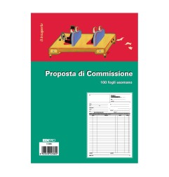 Blocco copia commissione 100 fogli uso mano 29,7x21 Edipro - E5236