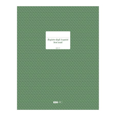 Registro acquisti beni usati 23 pagine numerate Edipro - E2117