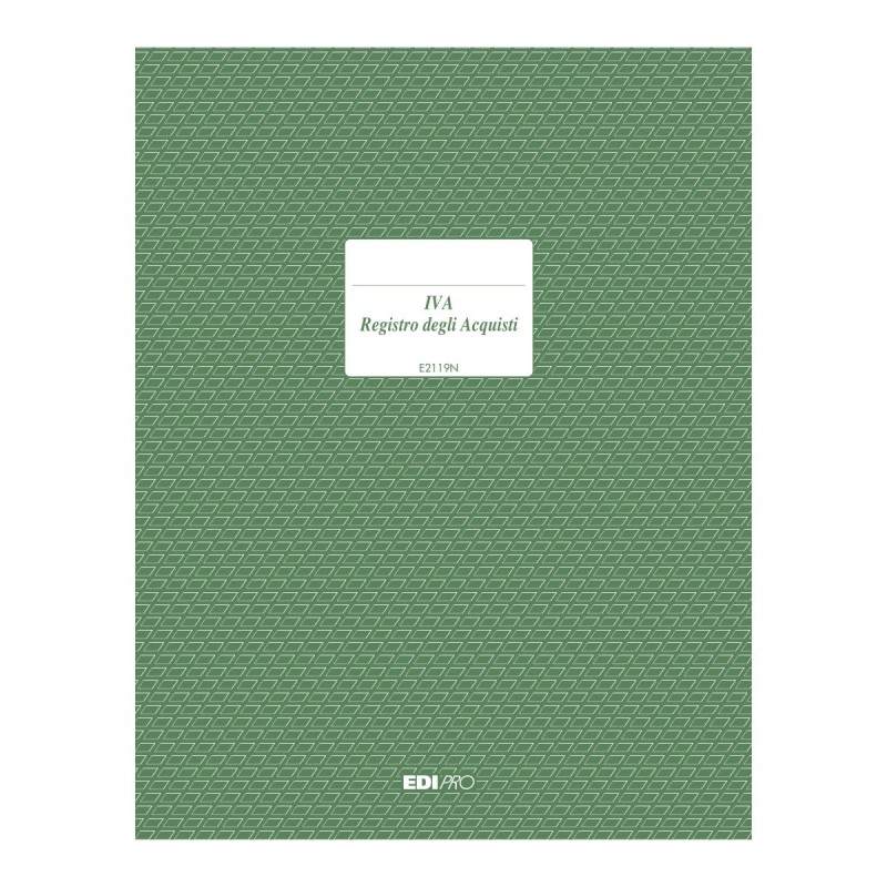 Registro IVA acquisti 47 pagine numerate N Edipro - E2119 E2119N