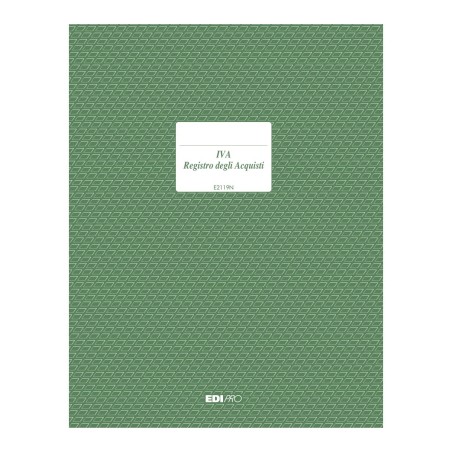 Registro IVA acquisti 47 pagine numerate N Edipro - E2119 E2119N
