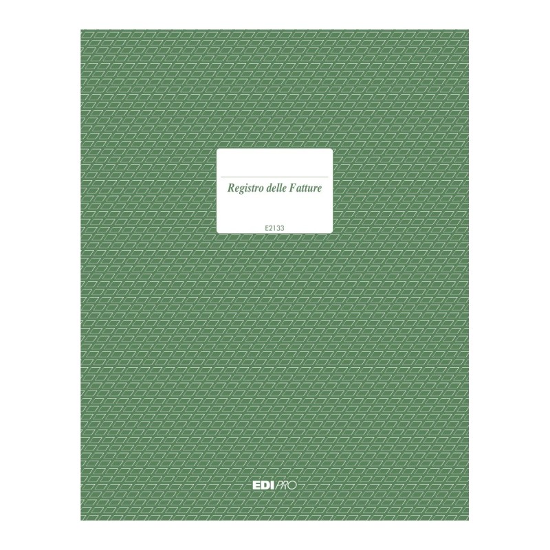 Registro IVA fatture 22 pagine numerate Edipro - E2133 Registro IVA fatture 22 pagine numerate Edipro - E2133